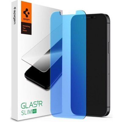 Spigen tvrzené sklo Spigen Glass.Tr Antiblue iPhone 12 Pro Max A1-71737 – Zboží Živě