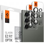 Spigen Glass EZ Fit Optik Pro 2 Pack Black Samsung Galaxy S23 Ultra AGL05950 – Zboží Živě