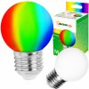 Žárovka Spectrumled LED žárovka 1W 4xSMD5050 E27 20lm RGB