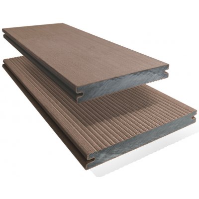 Deceuninck Terasové prkno Twinson Massive 20 x 140 x 3000 mm odstín lískový ořech 1 ks – Hledejceny.cz