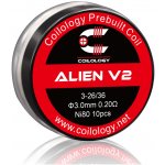 Coilology Předmotané spirálky Alien V2 Ni80 0,21ohm 10ks – Zbozi.Blesk.cz