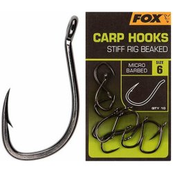 Fox Carp Hooks Stiff Rig Beaked vel.4 10ks