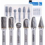GEKO Sada stopkových fréz do kovu 6 mm, 6 ks - G37498 – Zboží Dáma