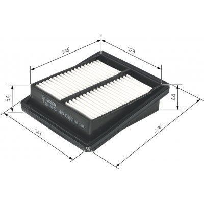 Vzduchový filtr BOSCH F 026 400 054 (F026400054) – Hledejceny.cz