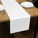 Biante satén běhoun polyesterový Satén LUX-040 Bílý 45x140 cm – Hledejceny.cz