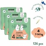 Moomin Baby 4 Maxi 7–14 kg 126 ks – Zbozi.Blesk.cz