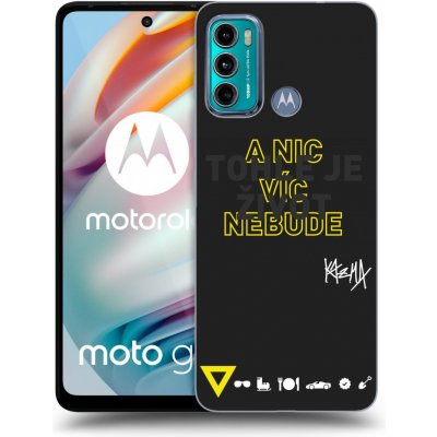 Pouzdro Picasee silikonové Motorola Moto G60 - Kazma - TOHLE JE ŽIVOT A NIC VÍC NEBUDE černé – Zboží Mobilmania