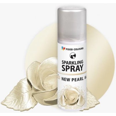Food Colours Barva ve spreji Pearl Perleťová 50 ml – Zboží Dáma Food Colours Barva ve spreji Pearl Perleťová 50 ml – Zboží Dáma