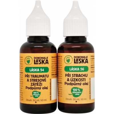 Dokonalá Láska Zvýhodněný set LÁSKA 54 LÁSKA 56 STRACH A STRES 30 ml – Hledejceny.cz