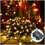 B.V. AigostarLED Venkovní vánoční řetěz 200xLED 8 funkcí 3xAA 10,3m IP44 teplá bílá AI1341 – Zboží Dáma