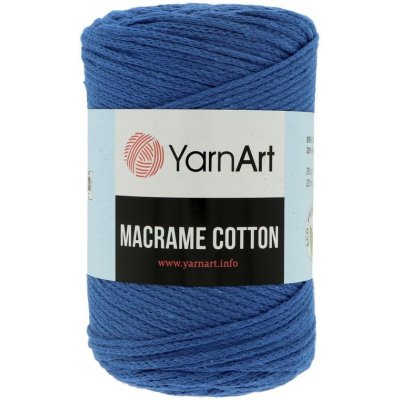 YarnArt Macrame Cotton 772 tmavě modrá – Zboží Mobilmania