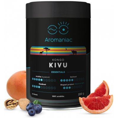 Aromaniac Kongo Kivu zrnková 250 g – Hledejceny.cz