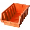 Úložný box Ergobox Plastový box 5 18,7 x 50 x 33,3 cm oranžový