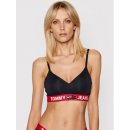 Tommy Jeans bralette Lift podprsenka modrá