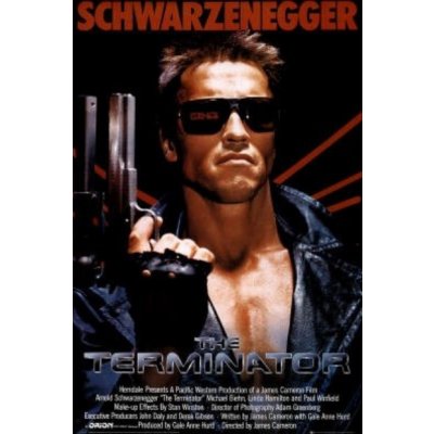 Filmový plakát Terminator s Arnoldem Schwarzeneggerem – Zboží Mobilmania