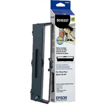 Epson originální páska do tiskárny, C13S015337, černá, Epson LQ 590, – Hledejceny.cz