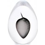 Artcristal Bohemia Skleněné těžítko vajíčko 05, Kouřově černá, 7 cm | České sklo z rodinné sklárny – Hledejceny.cz