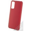 Pouzdro a kryt na mobilní telefon Pouzdro 1Mcz Matt TPU ochranné silikonové Xiaomi Redmi Note 10 5G Poco M3 Pro tmavě červené