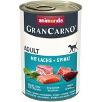 Animonda Gran Carno Adult losos & špenát 6 x 400 g – Hledejceny.cz