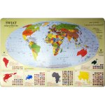 Podložka politická mapa světa – Zboží Mobilmania