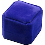 Nefertitis Sametová dárková krabička modrá na prsteny 4,9 x 5,4 x 4 cm NF46946 – Sleviste.cz
