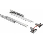 GTV sada plnovýsuvů pro spodní montáž 3D s tlumičem l 500 MODERN SLIDE k desce 18 mm PB-3D0SHX18-500-H – Zboží Mobilmania