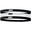 Čelenka Nike Accesories Elastic headband 2.0 3 PK N.100.4529.036.OS Černá