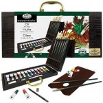 Olejové barvy s příslušenstvím v kufříku 24 dílná sada – Hledejceny.cz