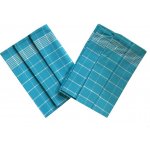 Sleep-well Utěrka Pozitiv Egyptská bavlna tyrkys/bílá 3 ks – Zboží Mobilmania