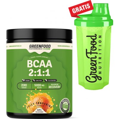 GreenFood BCAA 2:1:1 420 g – Zbozi.Blesk.cz