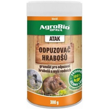 AgroBio Atak Odpuzovač hrabošů granulát 300 g