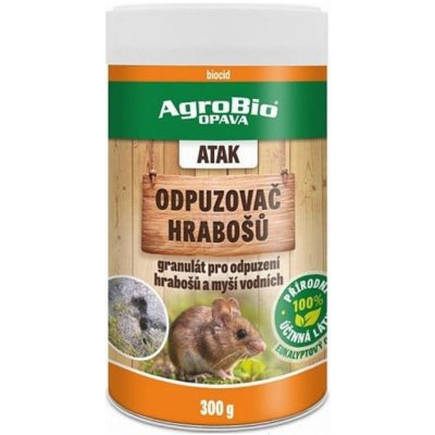 AgroBio Atak Odpuzovač hrabošů granulát 300 g – HobbyKompas.cz