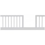 Scarlett válendová bočnice k postýlce 120 cm bílá – Zboží Mobilmania