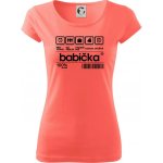 Čárový kód babička Dámské triko Pure Korálová – Hledejceny.cz