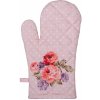 Chňapka Růžová bavlněná chňapka - rukavice s růžemi Dotty Rose - 18*30 cm