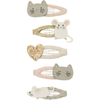 MIMI & LULA Sponky do vlasů Cat/Mouse – set 5 ks, multi barva, textil – Zboží Dáma MIMI & LULA Sponky do vlasů Cat/Mouse – set 5 ks, multi barva, textil – Zboží Dáma