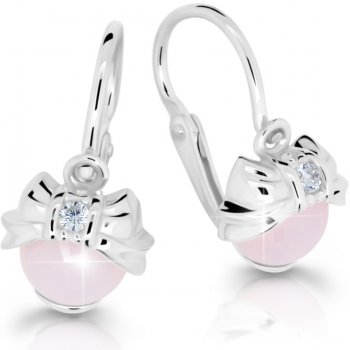 Cutie Jewellery dětské naušnice C3845-B Pink Opal Cabochon od 3 600 Kč -  Heureka.cz