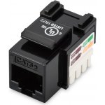 DIGITUS Keystone Jack CAT 5e, nestíněný RJ45 na LSA, barva černá DN-93501 | Zboží Auto