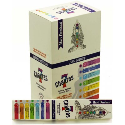 Hari Darshan Vonné tyčinky Seven Chakras Masala 15 g – Hledejceny.cz