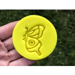 TVOŘÍTKO Motýl- razítko Rozměr: 5 cm, + Vykrajovátko: Ano – Hledejceny.cz