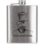 Placatka BANQUET nerezová AKCENT Real gentleman 12,2 x 9,2 x 2,2 cm – Zboží Dáma