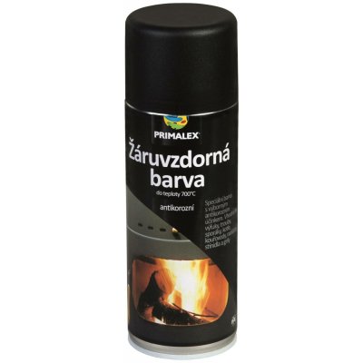 Primalex antikorozní matná žáruvzdorná 400 ml černá – Sleviste.cz