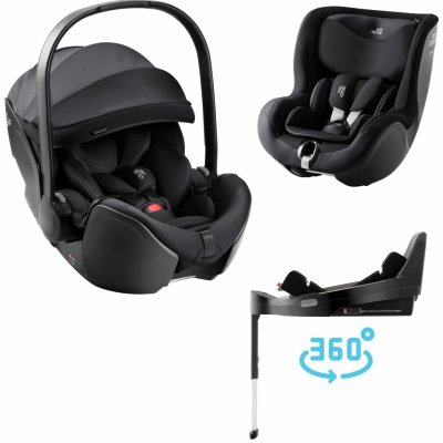 Britax Römer SET Baby-Safe Pro + Vario Base 5Z + Dualfix 5z 2024 Style Carbon Black – Zboží Mobilmania