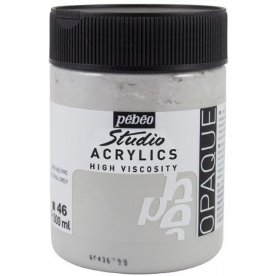 Pébéo Studio Acrylics Akrylová barva 46 Neutral Grey 500 ml – Hledejceny.cz