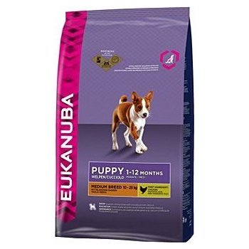 Eukanuba Puppy & Junior Medium Breed 15 kg