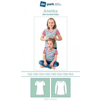 de-park Papírový střih 2v1 - Anetka vel.122-164 – Sleviste.cz