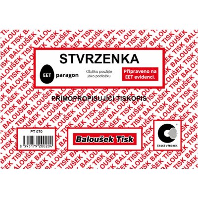 Baloušek Tisk PT070 Stvrzenka – Sleviste.cz
