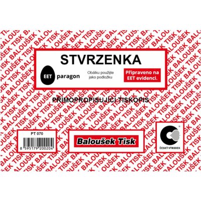 Baloušek Tisk PT070 Stvrzenka – Zboží Živě