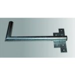 Držák antény s pásem na okno 50cm - pravý - žárový zinek WFmetal, s.r.o. K50PZ – Sleviste.cz