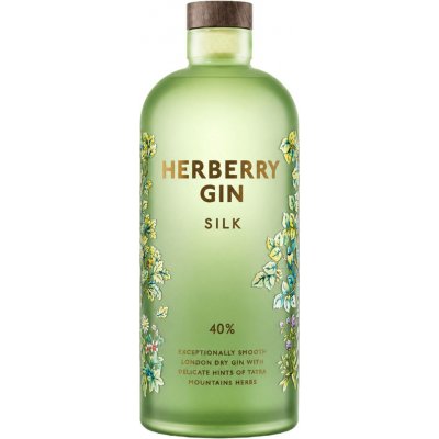 Herberry Gin Silk 40% 0,7 l (holá láhev) – Hledejceny.cz